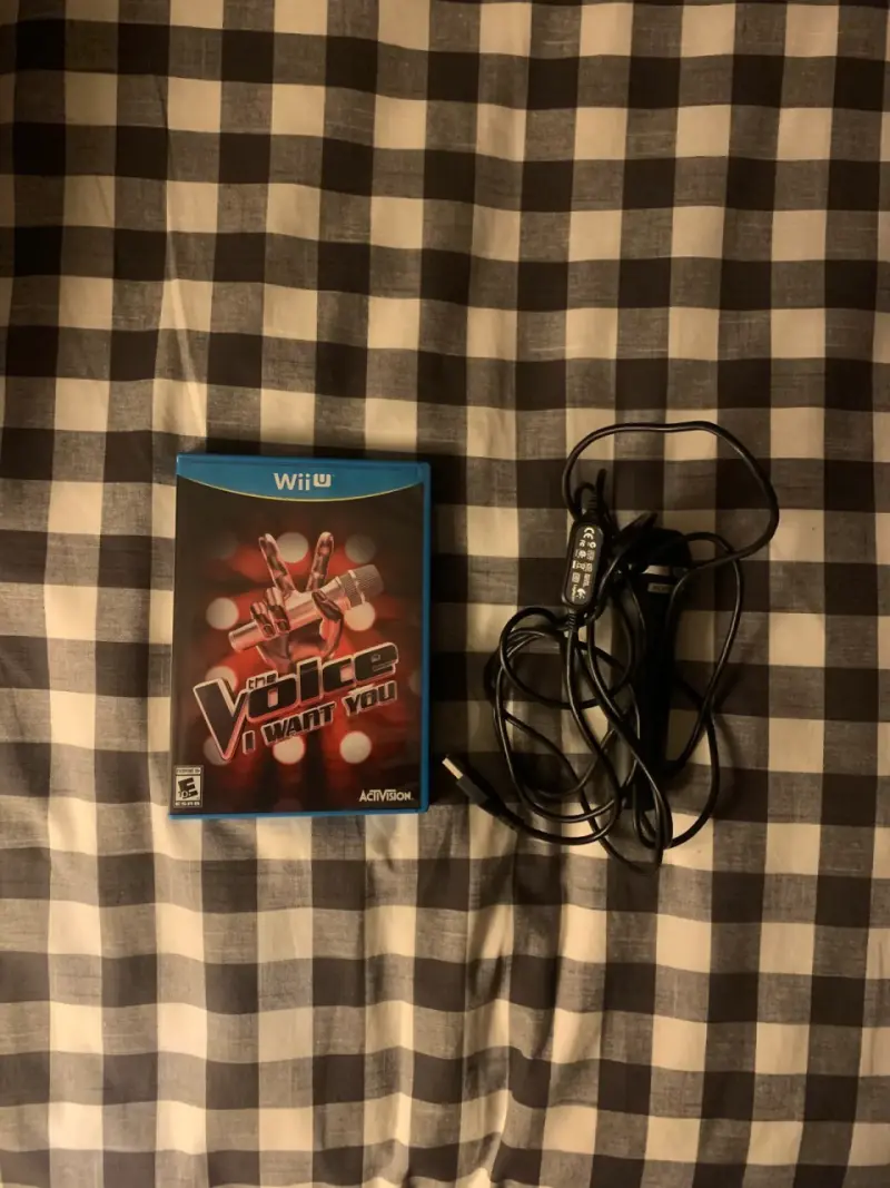 Juego Wii U The Voice I Want You con micrófono