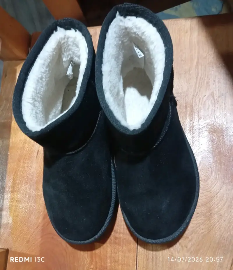 Botas de invierno negras con forro polar - 1