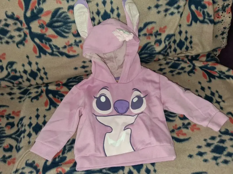 Poleron bebé Disney Stitch niña talla 12 meses