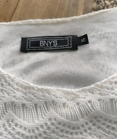 Vestido de encaje blanco manga 3/4 - miniatura 4