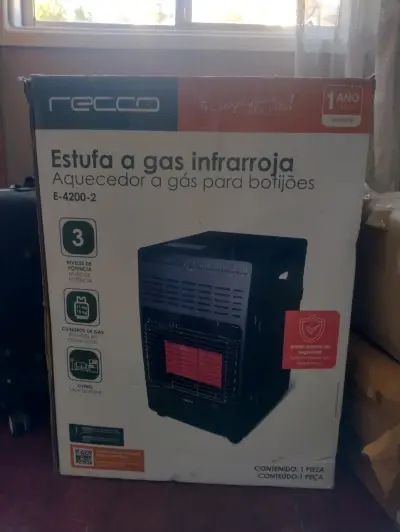 Estufa a gas infrarroja Recco E-4200-2 - miniatura 1