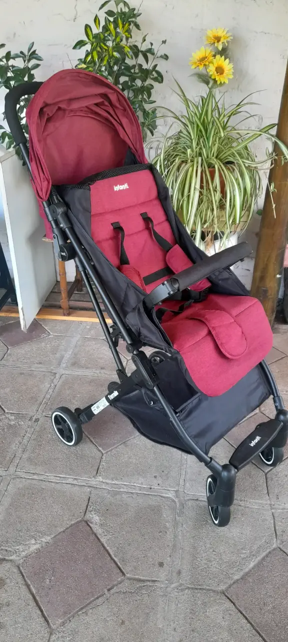 Coche de paseo Infanti rojo plegable - 1