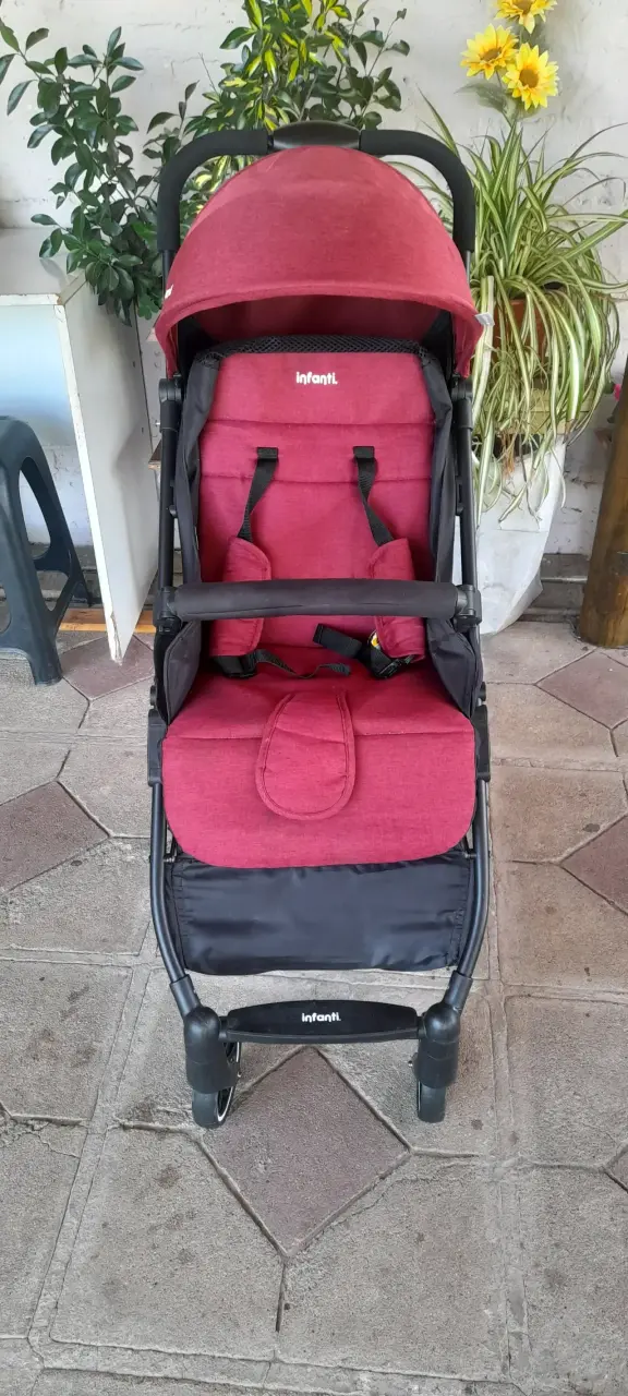 Coche de paseo Infanti rojo plegable - 4