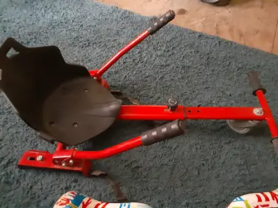 Kart para hoverboard rojo ajustable - miniatura 2