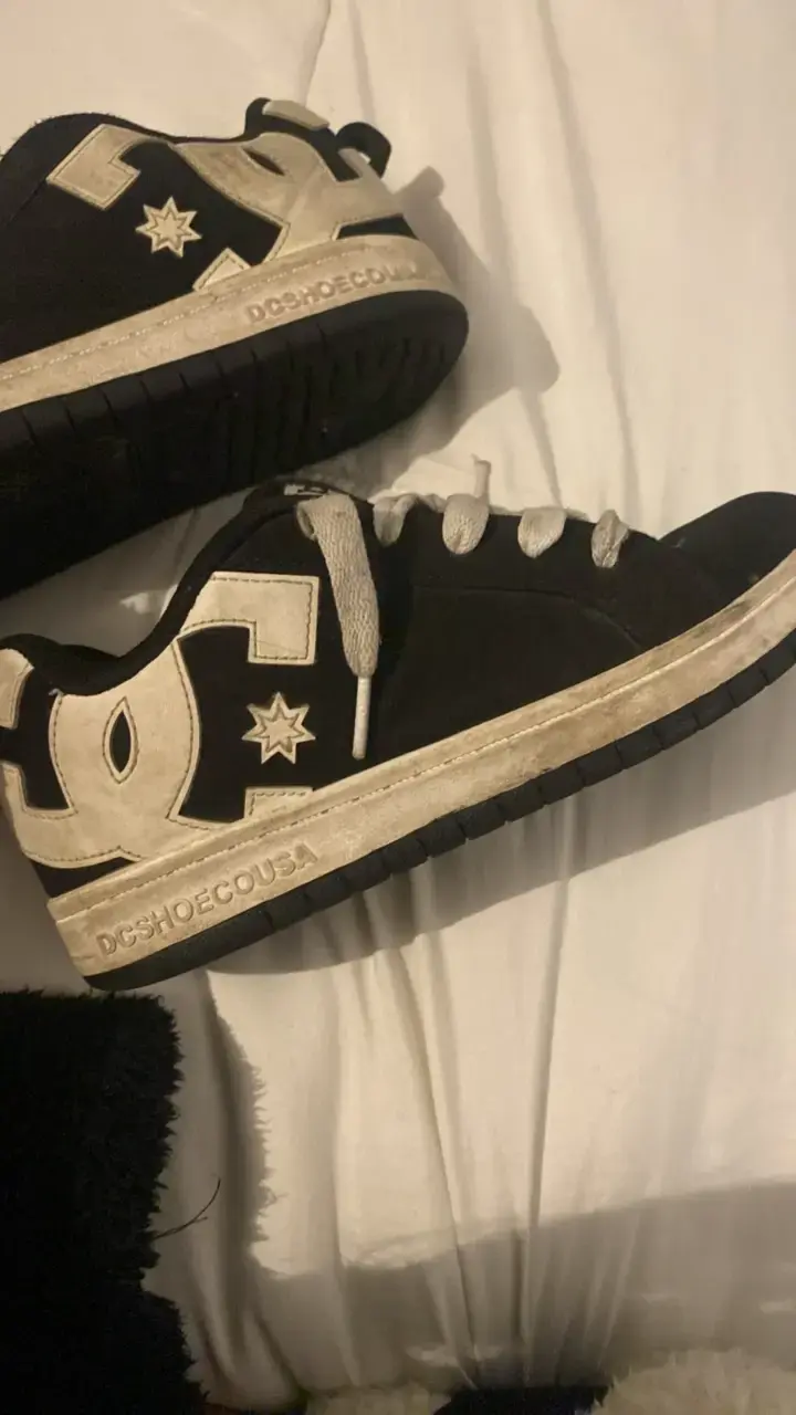 Zapatillas DC Shoes negras y blancas - 2