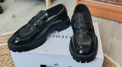 Zapatos mocasines negros Basement - miniatura 2