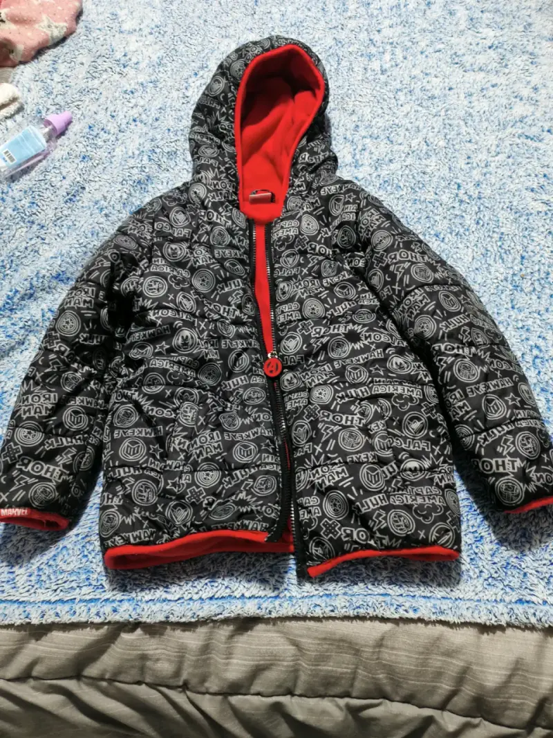 Chaqueta con polar infantil con capucha - 2