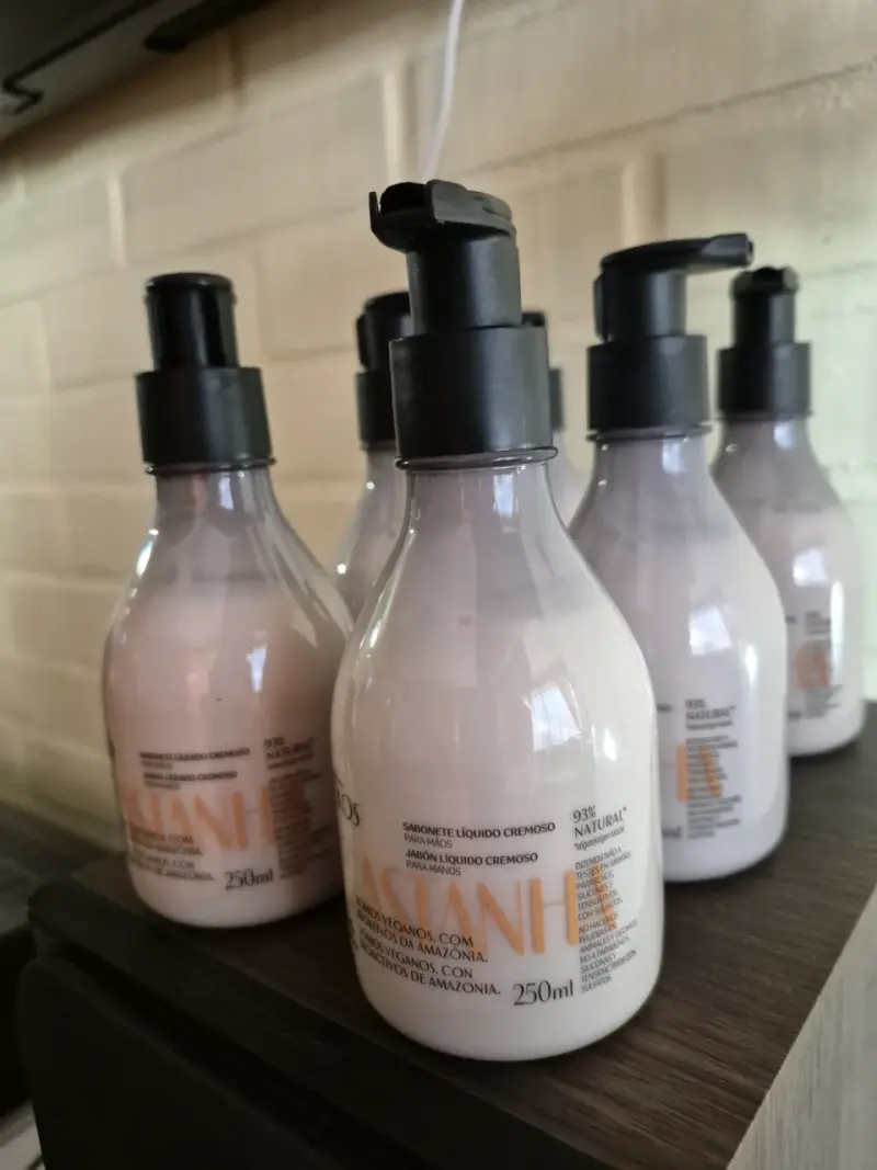 Jabón líquido cremoso 250ml vegano - 1