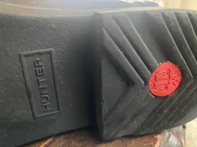 Botas de lluvia Hunter negras para mujer - miniatura 3