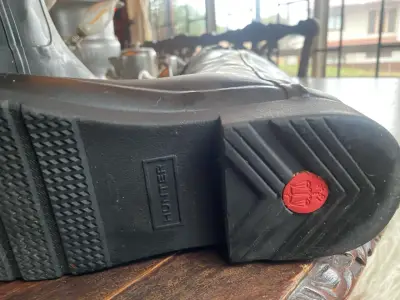 Botas de lluvia Hunter negras para mujer - miniatura 5