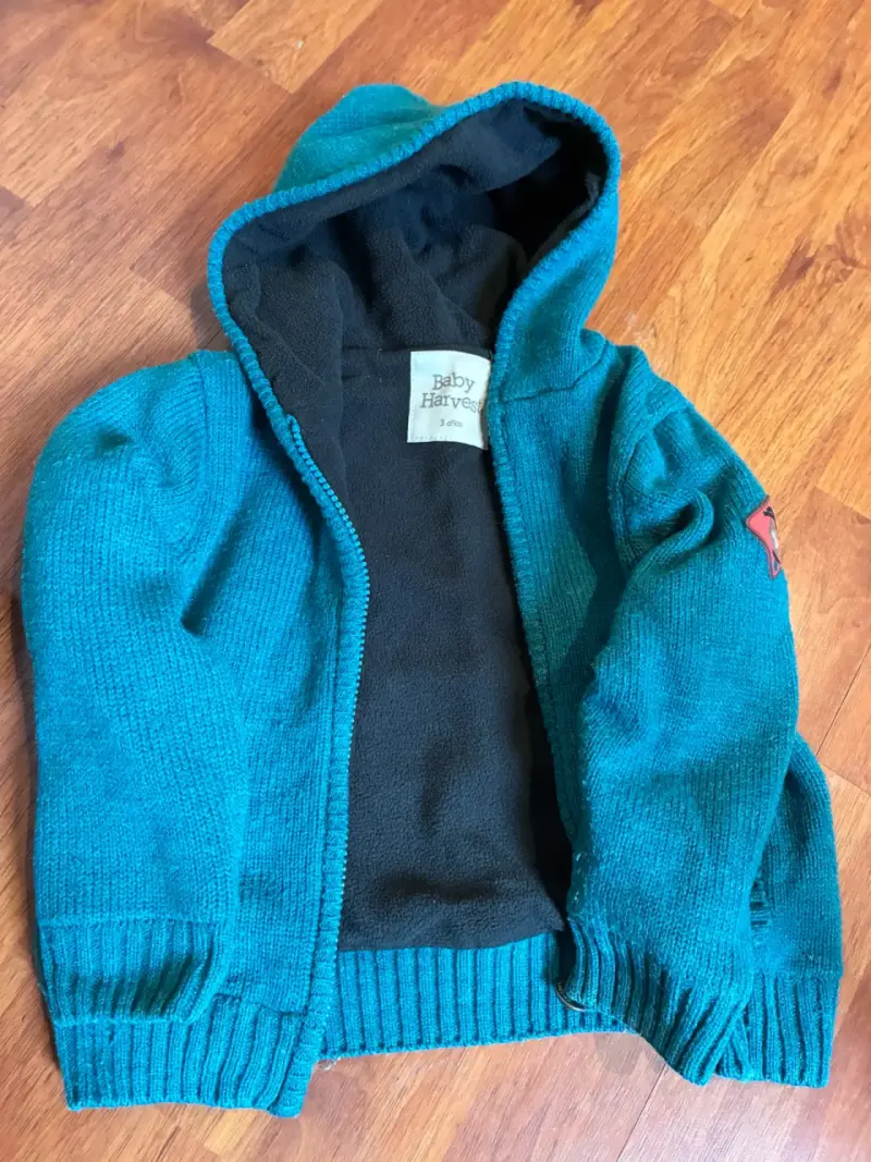 Chaleco de lana T3, forrado polar, Baby Harvest