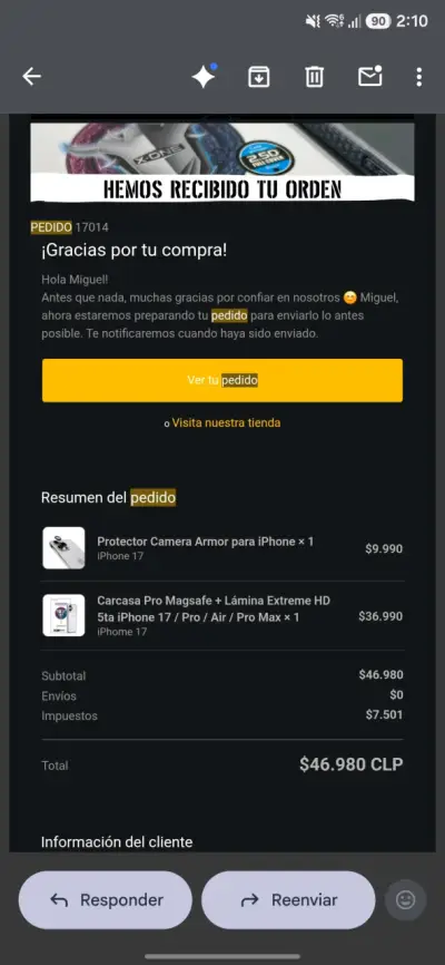 Set de protectores X-One para iPhone - miniatura 2