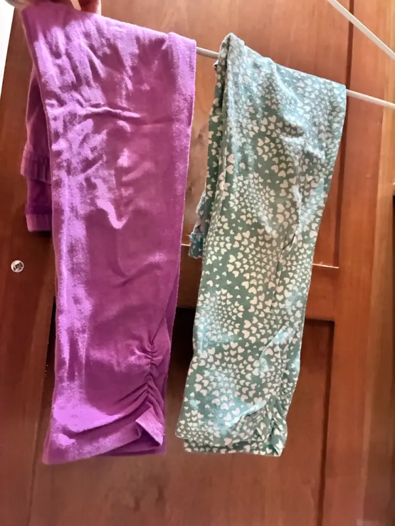 Conjunto de 2 leggings o calzas para niña T3 - 1
