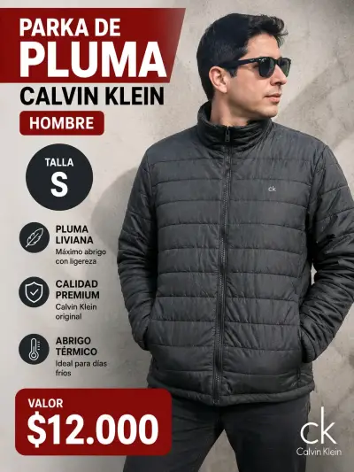 Parka de pluma Calvin Klein para hombre - miniatura 1