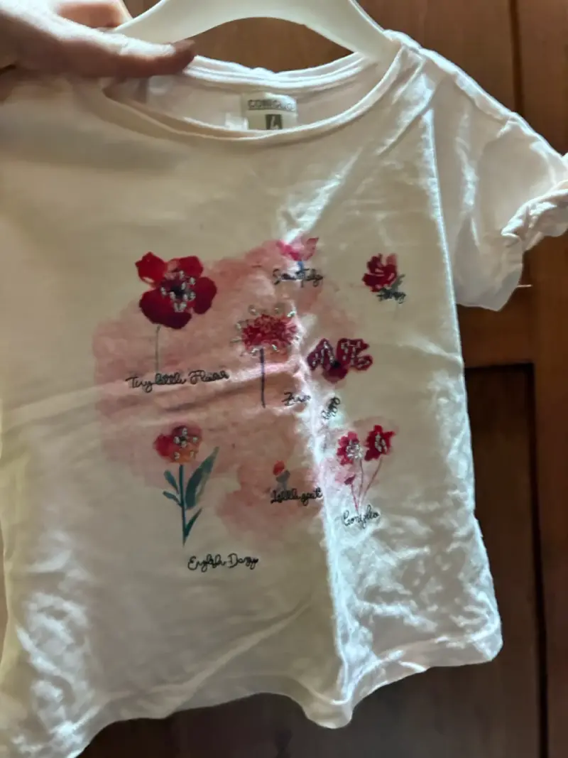 Polera infantil Coniglio con diseño floral - 2