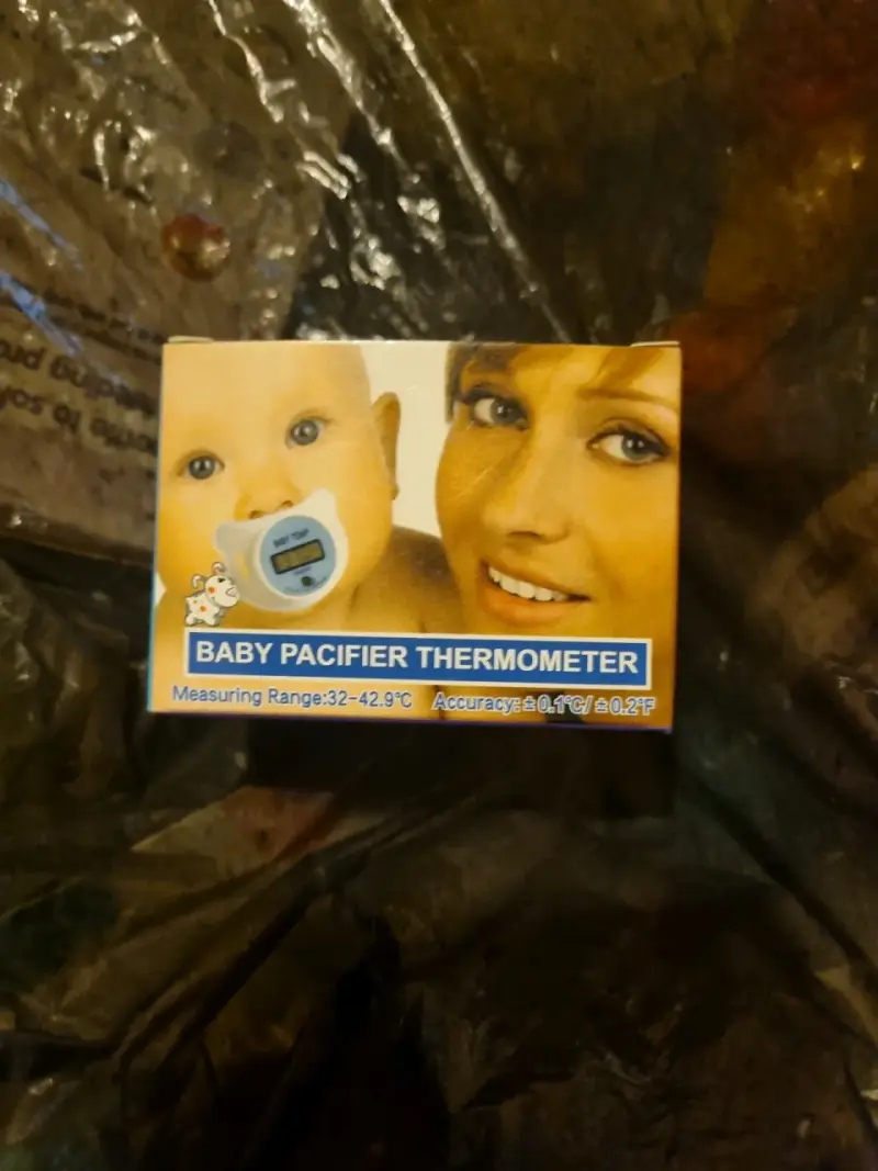 Chupete termómetro para bebé