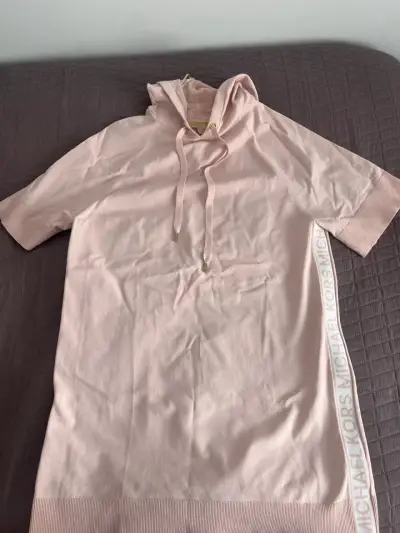 Vestido sudadera rosa Michael Kors - miniatura 1