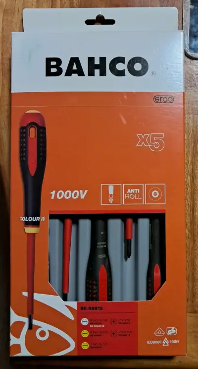 Juego de destornilladores Bahco 1000V x5 - miniatura 1