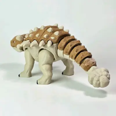 Dinosaurio Ankylosaurus Articulado - miniatura 2