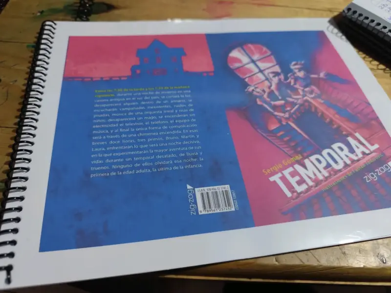 Libro 'Temporal' de Sergio Gómez