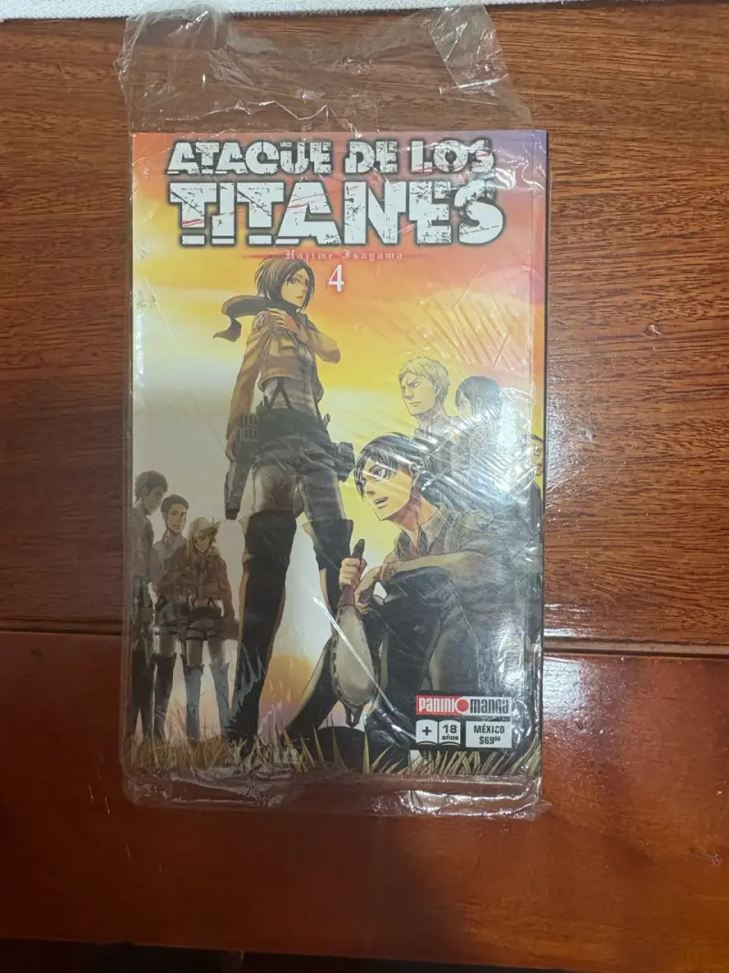 Manga Ataque de los Titanes Volumen 4