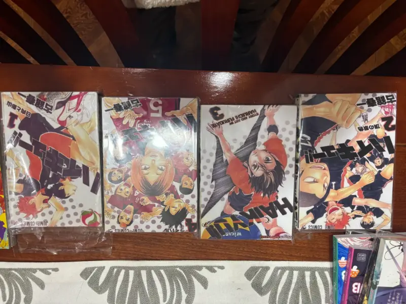 Colección de mangas Haikyuu!! tomos 1-5