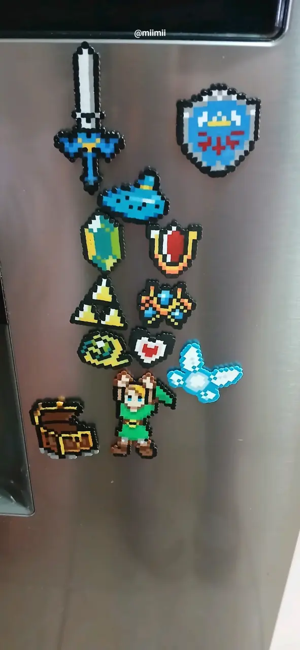Set de imanes The Legend of Zelda - OoT 12 piezas - 1