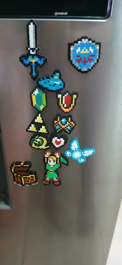 Set de imanes The Legend of Zelda - OoT 12 piezas - miniatura 2