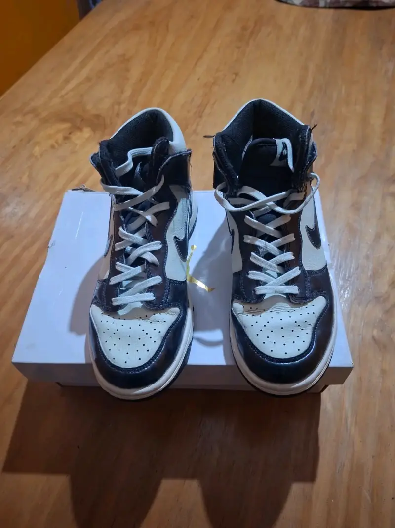 Zapatillas deportivas blancas con detalles amaril - 6