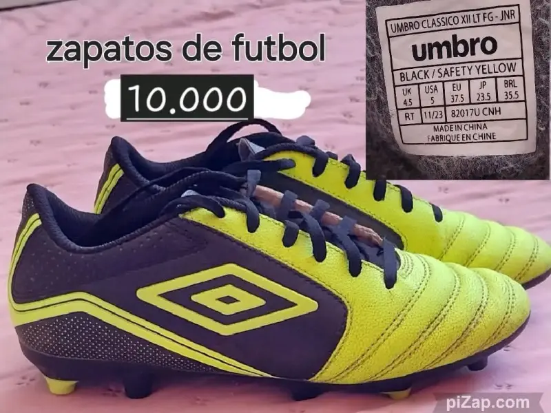 Zapatos de fútbol Umbro Classico XII amarillos