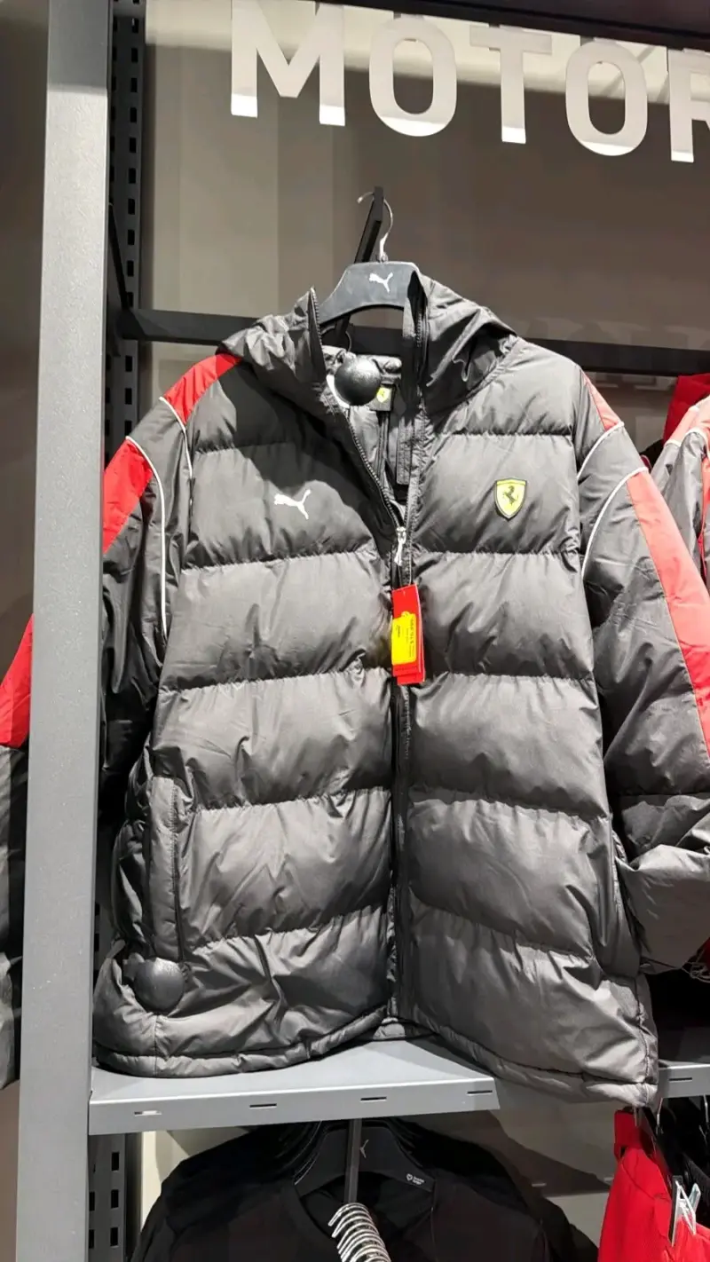 Chaqueta Puma Ferrari roja acolchada - 2