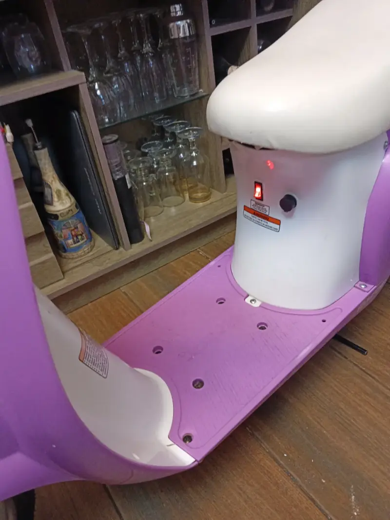 Scooter eléctrico infantil color lila de 24v - 4