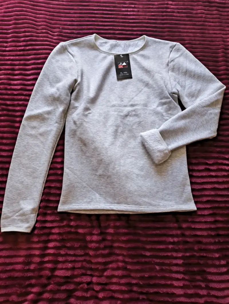 Polera térmica negra para hombre Atlas - 2