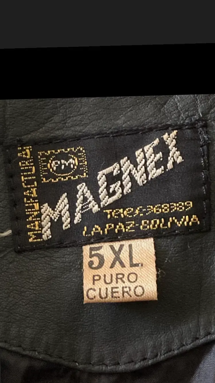 Chaqueta de cuero vintage Magnex XL - 2