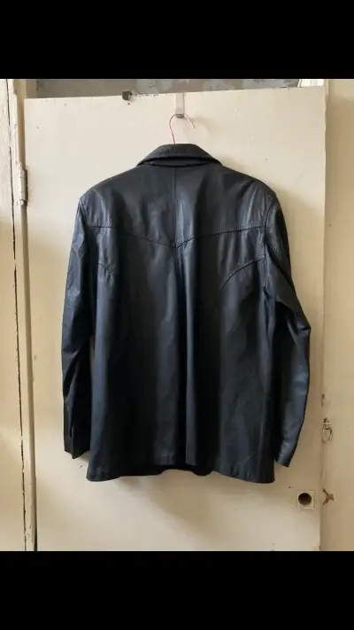 Chaqueta de cuero vintage Magnex XL - miniatura 3
