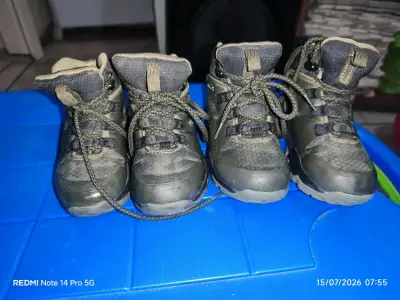 Botas de montaña impermeables 24 y 25 para niños - miniatura 1