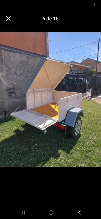 Carro de arrastre con tapa abatible - miniatura 4