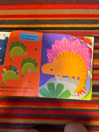 Libro infantil Mi asombroso libro de los dinosaurios - miniatura 2