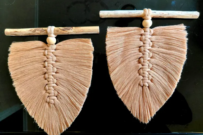 Sujeta cortinas de macramé artesanal - 2
