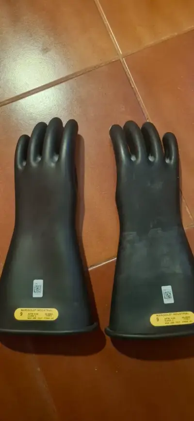 Guantes de seguridad industrial negros - miniatura 1