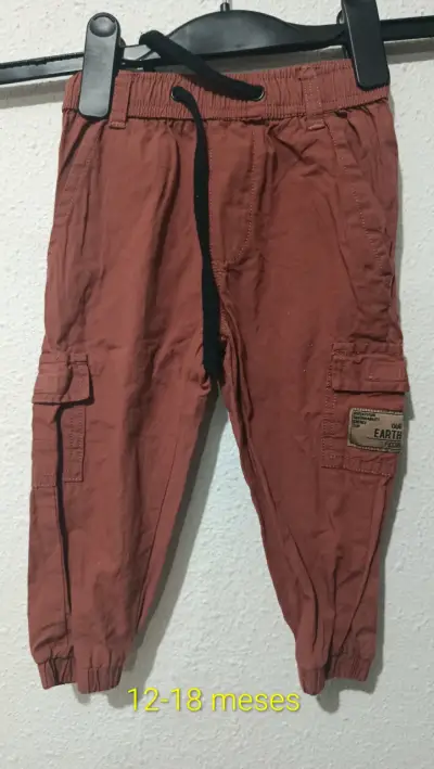 Pantalones de mezclilla para bebé 12 meses - miniatura 3
