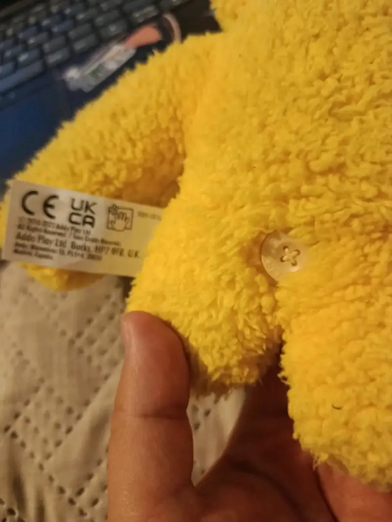 Peluche Fuggler amarillo con dientes - 2