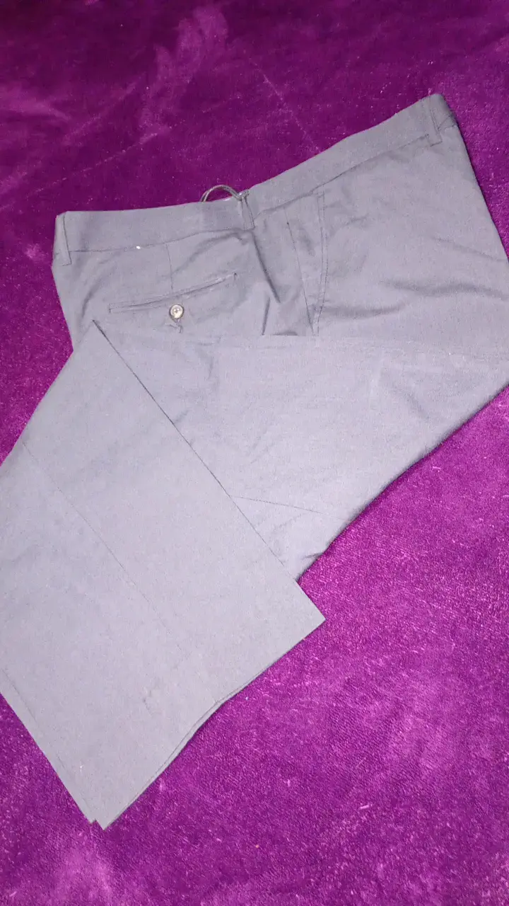 Pantalón formal gris azulino para hombre T58 - 1
