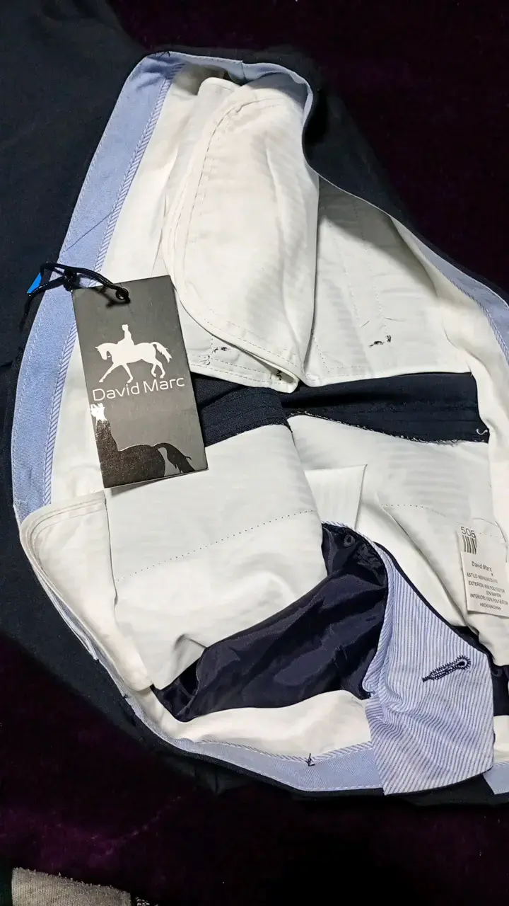 Pantalón formal gris azulino para hombre T58 - 2