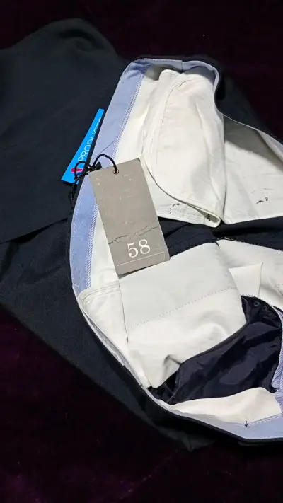 Pantalón formal gris azulino para hombre T58 - miniatura 3