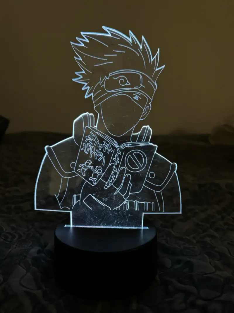 Lámpara LED 3D personaje anime - 3