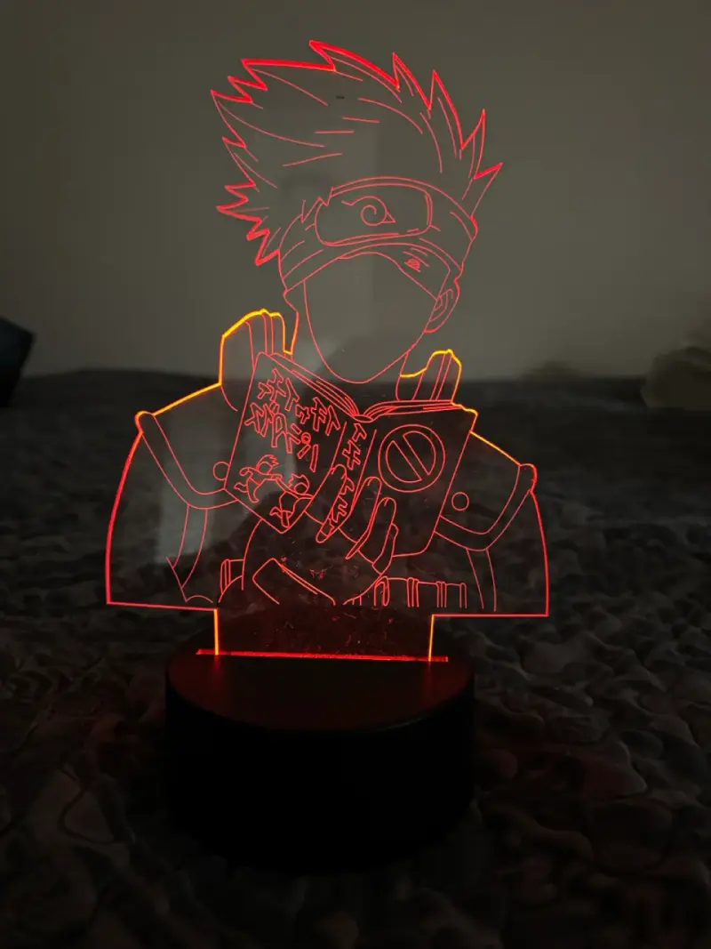Lámpara LED 3D personaje anime - 4