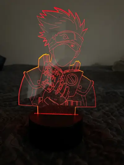 Lámpara LED 3D personaje anime - miniatura 4