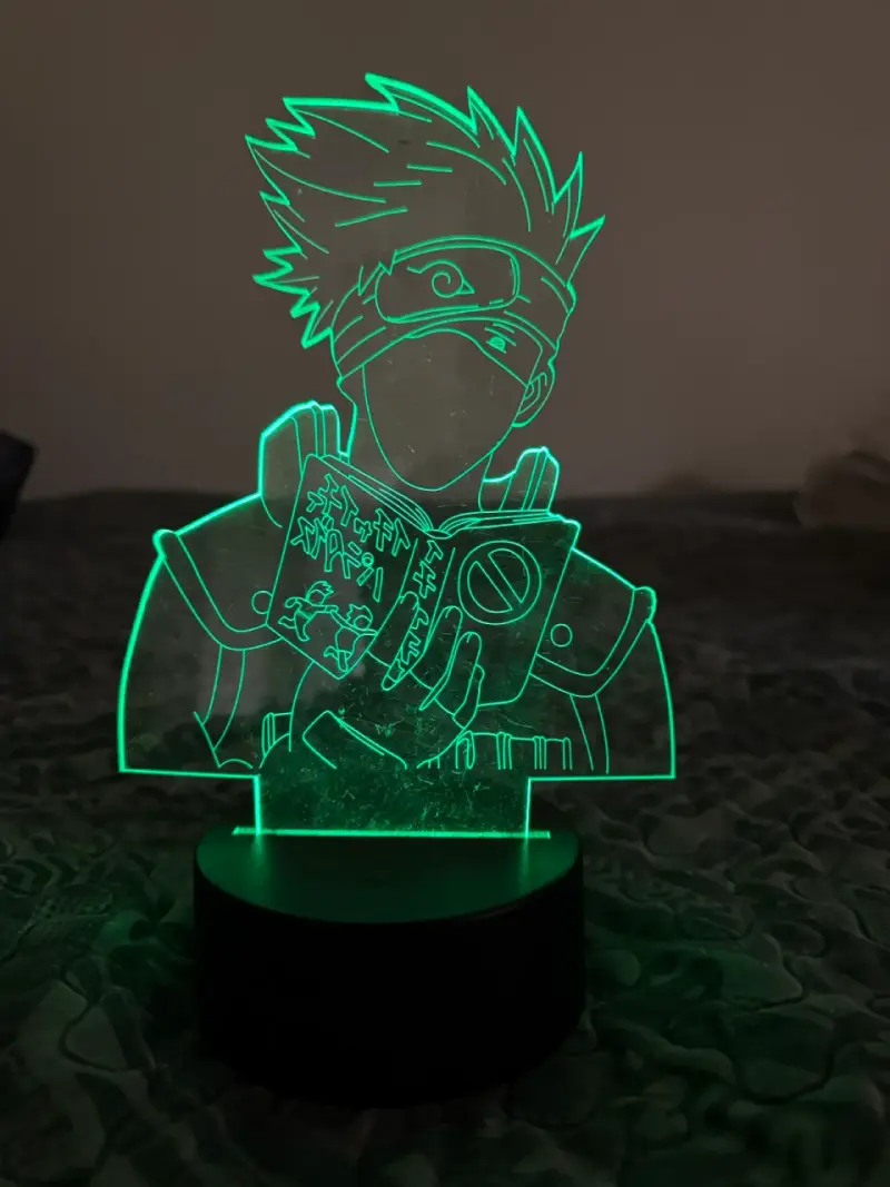 Lámpara LED 3D personaje anime - 5