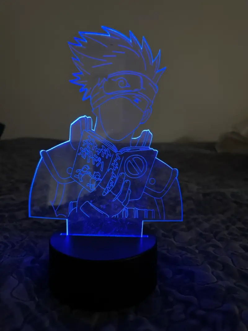 Lámpara LED 3D personaje anime - 6